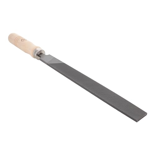 TSUBOSAN TE-1 iron work file with handle, rough point, 7.9-inch 200 mm file handle tool