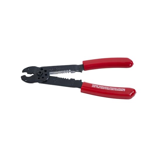 Klein Tools 1000 Multi Tool 6-in-1 lineman tool with wire stripper, crimper, cutter, screw measure and shears
