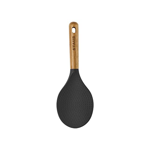 STAUB Silicone Spoon Rice Matte Black