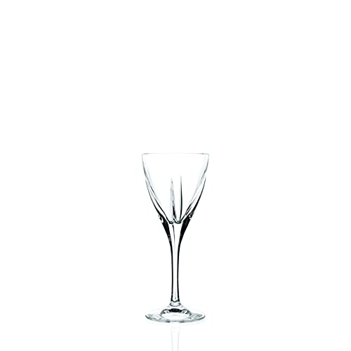 Barski Liquor Glass - Stemmed Glasses - Set of 6 Glasses - Crystal Glass - Designed - Use it for - Sherry - Shot - Vodka - Liquor - Cordial - Each Glass is 2.25 oz Made in Europe