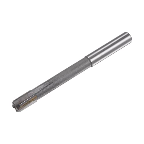 sourcing map Clamping Reamer 10mm H7 C1/K30 Carbide Tip Precision Straight Flutes Round Shank Lathe Machines Cutter 10mm