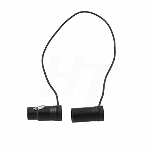 Audio Cable Low-Profile XLR 3 Pin Male to Female for Mic Camera Sound Devices 888 633 Zaxcom Zoom Audio Recorder Black 20"