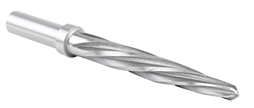 Accusize 1/2-inch HSS aligning hand reamer with 3-flat shank and 5 flutes