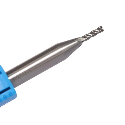 CNC End Mill 6 mm Shank Diameter 2 mm 4 Flutes End Mill Metal HSS Spiral Cutter for Aluminum, Wood, etc. 6x2x7mm