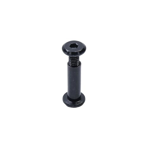 MY MIRONEY black binding post screw set, M4 x 5mm x 16mm, 10 sets for fastening projects