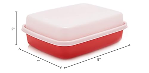 Vintage Tupperware Season Serve Jr. Marinade Keeper Container #1518-4 Paprika