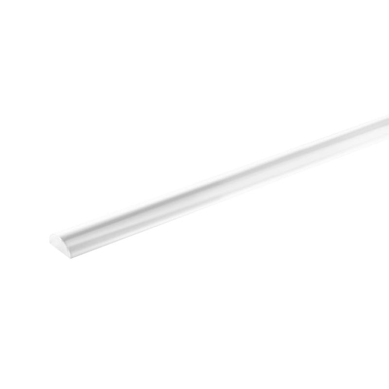 39" Clear Acrylic Shower Threshold 3/8" X 3/8" (WxL), Clear Shower Dam | Peel and Stick,Half Round,Transparent Shower Splash Guard 3/8" X 3/8"