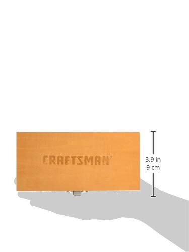 CRAFTSMAN 926004 6-piece router bit set with edge treatment and grooving bits, arranged in a case