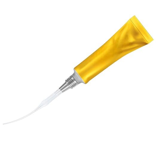 [Australia - AusPower] - Hsei 200 Pcs Micro-Tips Plastic Glue Bottle Tips Glue Extender Precision Applicator for Crafting, Lab Dispensing, Adhesive Dispensers 