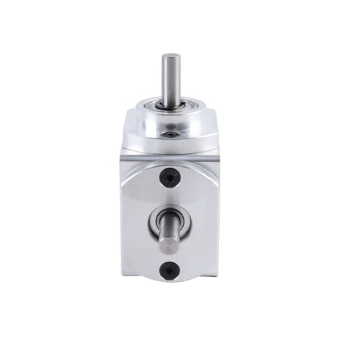 Qury Right Angle Transmission Gearbox,1:1 Forward Double Output Shaft,Aluminum Frame Simple Mechanical DIY Module with 6mm Shaft