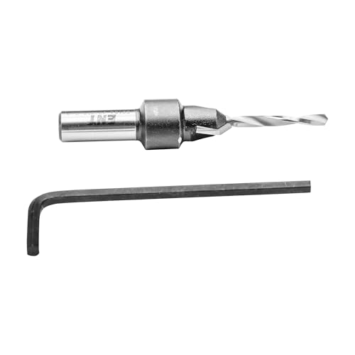 ENT 52104 Countersink with Point Angle 90°, Countersink (D1) 10 mm, Bore Diameter (D2) 3.0 mm, L 44 mm D1=10 / D2=3,0 / S=8