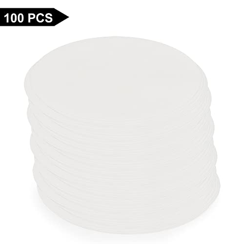 stonylab qualitative filter paper circles, 94 mm cellulose filters with 25-micron retention, 100-pack