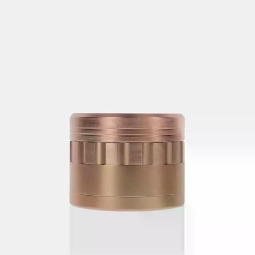 Medusafilters 4-Piece Premium Spike Grinder Set, Diameter 62 mm, Crusher Made of Anodised Aluminium, Shatterproof Mill for Herbs, Spices and Pollen (Rose Edition) Rosé Edition