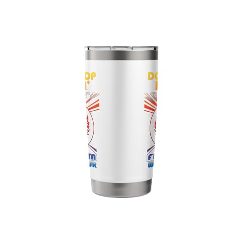 Journey Official Don't Stop Believin' Stainless Steel Insulated Tumbler White 20 Ounces