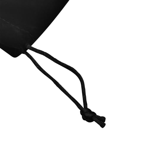 Black Velvet Cremains Urn Bag for Human Ashes - for Use Inside The Urn - Size 12" X 16" (380 Cubic Inches Capacity) - Includes a Resealable PE Material Ashes Storage Bag (Black, X-Large) Black