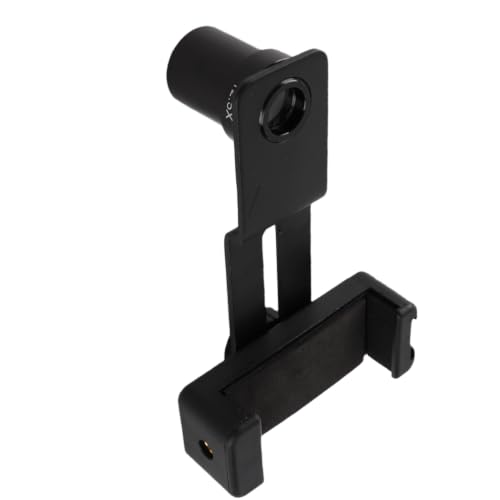 Microscope Lens Cellphone Adapter, Microscope Cellphone Camera Adapter with 12.5X Eyepiece, Smartphone Camera Adapter for Microscope Eyepiece Tube 23.2mm