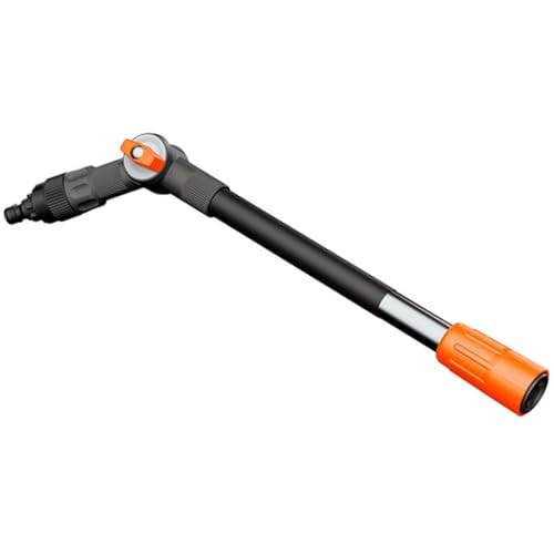 Gardena Flex Handle: Cleaning Handle with Bendable Joint, fine Adjustment on Both Sides to 45°, Aluminium, Running Water, for Hard-to-Reach Areas, Extension 53cm (18806-20)