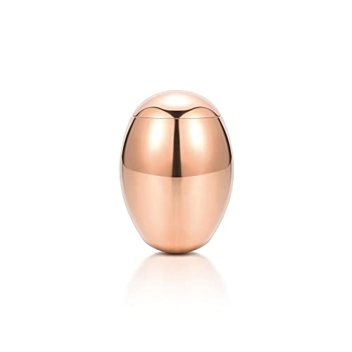 Hollow Flower Butterfly Urn Necklace for Ashes Stainless Steel Memorial Locket Pendant Keepsake Cremation Jewelry for Women Rose Golden