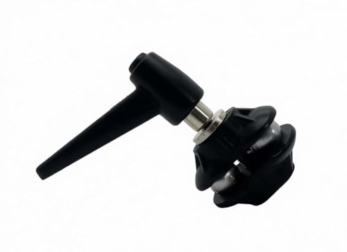 Light Stand Adapter Camera Mount Bracket with Double Swivel Ball Joint,5/8" Baby Pin with 1/4" and 3/8" Female Threads Compatible with Light Stands,Super Clamps,Tripod Heads