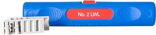 WEICON Tools LWL Fibre Tube No. 2, Stripping Buffer Tubes for Fibre Optic Cables, 1.2 mm - 4 mm Diameter