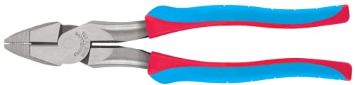 Channellock 369CB 9.5-inch lineman's side-cutting pliers with hi-leverage round nose handles