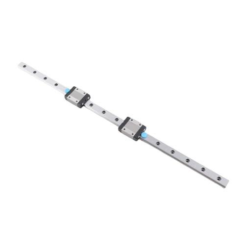 MGN12B Mini Linear Rail Guide, 400mm Linear Sliding Gide with 2x MGN12B Bearing Block for DIY Printer and CNC Machine