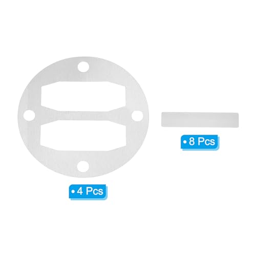 PATIKIL Head Gasket Kit Reed Valve Replacement, 4 Sets Central Pneumatic Air Compressor Parts