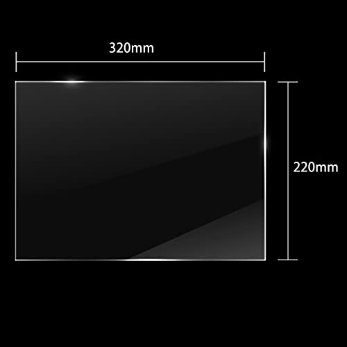 KOYOFEI 5PCS FEP 2.0 NFEP Film for Resin 3D Printer, nFEP(PFA) Release Film for ELEGOO Saturn 2, Sonic Mighty 8K 10.1'' LCD Resin 3D Printer 320x220x0.127mm