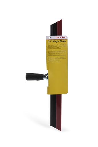 TOOLPRO 22-inch Magic Trowel with wide flexible squeegee blade for skim coating and knockdown texture
