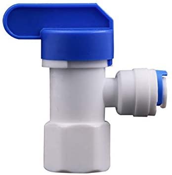 [Australia - AusPower] - Tank Ball Valve for Reverse Osmosis RO Water Storage Tanks 1/4" FNPT x 1/4" Quick Connect Tube 