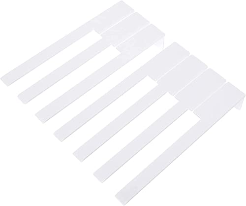 Jiayouy 88 Key Piano Keytops Plastic Piano Key Tops Replacement Black + White Complete Set