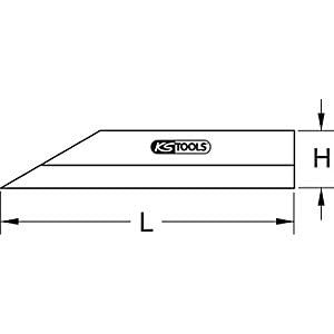 [Australia - AusPower] - KS Tools 300.0635 Precision Straightedge 200 mm 