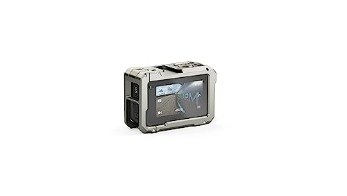 Tilta Full Camera Cage Compatible with DJI Osmo Action 3 | Dual-Sided Quick Release Design | Cold Shoe Receiver | TA-T40-FCC (Titanium Gray)