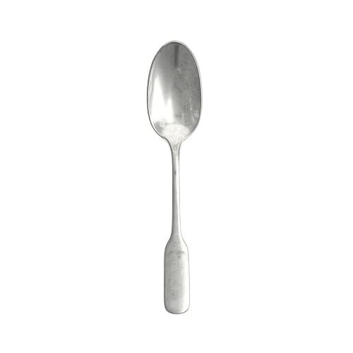 Fortessa Ashton 18/10 Stainless Steel, 2 Piece Serving Set, Antiqued Silver Antique Silver
