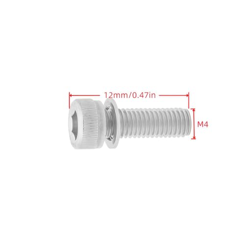 Makeblos M4x12mm carburetor float bowl Allen bolts and screws for Mikuni, 20-piece set