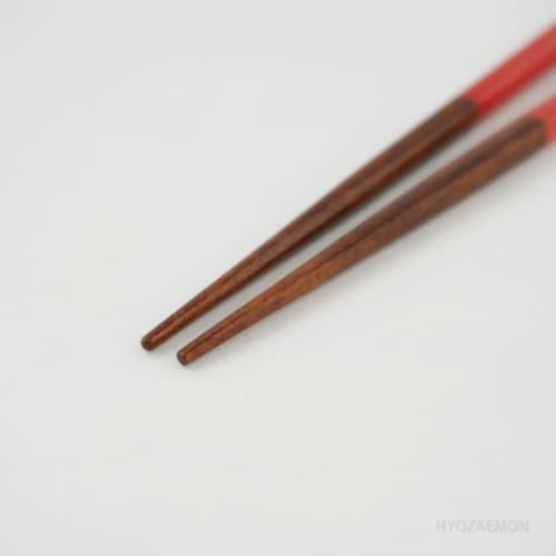 Hyozaemon Tsukino-Shizuku Dishwasher-Safe Chopsticks, Made in Japan, ST-006 21.5cm Flower
