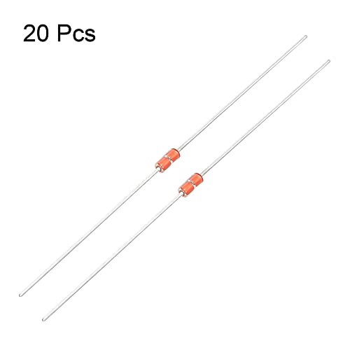 sourcing map 20 Pack MF58 10K Ohm NTC PTC Resistors Temperature Sensor for 3D Printer | MF58 10K Ohm NTC