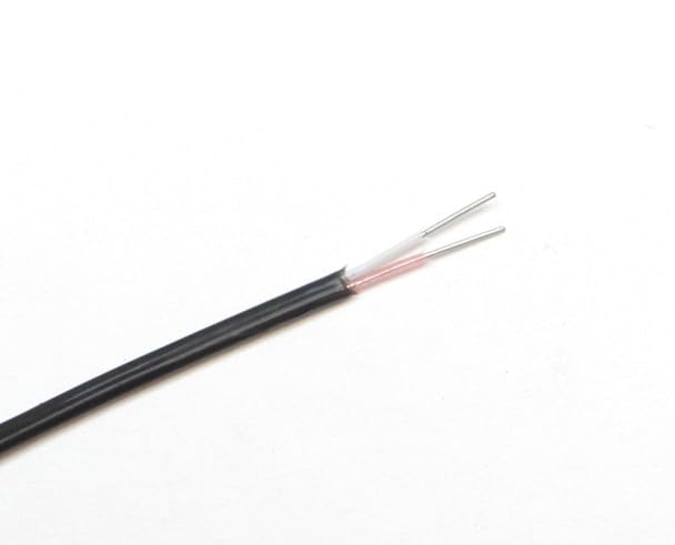 [Australia - AusPower] - J-Type Thermocouple Wire AWG 24 Solid Wire w. High Temperature PFA Plastic Insulation - 10 yd 