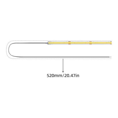 COB LED Light Front Replacement for BambuLab P2S: Plug and Play Accessories - Flexible High Density Uniform Light Bar to Provide Supplementary Lighting for 3D Printer Chamber
