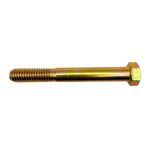 Quantum Forge Grade 8 7/16"-14 x 3-1/2" heavy-duty hex bolts, 10-pack with coarse threads
