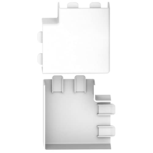 Cablecoach Habengut Accessory Set for Mounting the Cable Duct 30 x 15 mm White