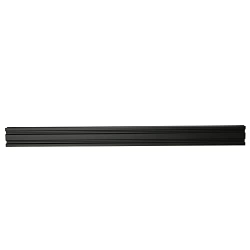 4 Pcs 200mm Aluminum Extrusion V Slot 2040 European Standard Anodized Profile Frame Machine for 3D Printer Parts Linear Rail CNC DIY Equipment, Electrophoresis Black, Black 200mm