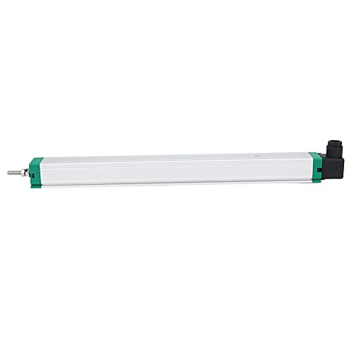 1 x path sensor, linear position sensor with stainless steel housing, potentiometer principle and IP67 protection for industrial applications such as injection moulding machines