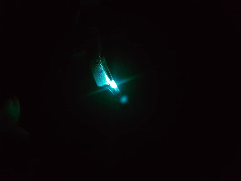 Turquoise Blue Welding Lens 2" X 4.25" Shade 10