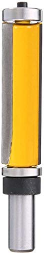 [Australia - AusPower] - Router Bits for Woodworking - Pattern Flush Trim Router Bit Top & Bottom Bearing - 2-½” Cutter 3/4" Diameter - Premium C3 Carbide Cutters Router Bits - Wood Straight Router Bits 1/2 Shank - 14135 2-1/2" Length - 3/4" Width - 1/2" Shank 