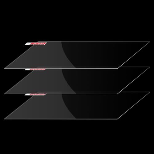 Aladrs 3PCS Mono LCD Screen Tempered Glass Protective Film for 9.25inch Resin 3D Printer, High Light Transmittance Protective Film for Anycubic Photon Mono X 6K, M3 Plus LCD Resin 3D Printer