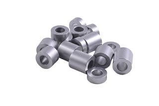 [Australia - AusPower] - Aluminum Spacer 3/4" OD x 1/4" ID x Choose Your Length, Round Spacer Unthreaded Standoff Bushing Plain Finish, Fits screws bolts 1/4" or M6 by Metal Spacers Online (1" Length, 10 Pack) 1" Length 