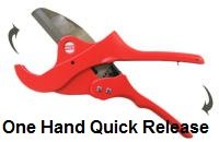 MCC Tools - Ratcheting PVC CPVC Pipe Cutter - 1¼''(up to 1 5/8'') (Plumbing, Irrigation & Automotive)