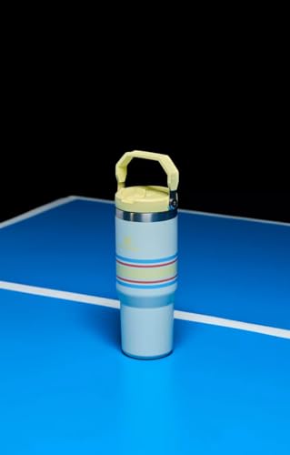 STANLEY The Varsity Ice Flow Tumbler, Flip Straw Lid, 30 oz. - Mist Mesh Stripe