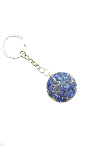 HiJet Lapis Lazuli Tree of Life Orgone Keychain,ChakraBalancing,Healing Crystal,Reiki Healing